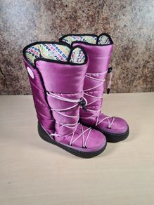 Womens Crocs Kosmoboot Snow Boots Winter Purple Size Uk 9 Eu  42-43