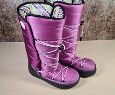 Womens Crocs Kosmoboot Snow Boots Winter Purple Size Uk 9 Eu  42-43