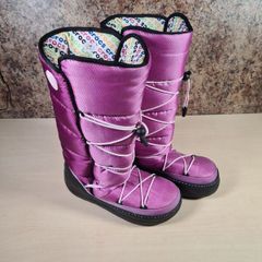 Womens Crocs Kosmoboot Snow Boots Winter Purple Size Uk 9 Eu  42-43