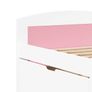 Day Bed with 5 Drawers without Mattress IRUN White&Pink 90x200 cm Image 6