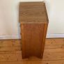 Modern Bedside Locker / Nightstand with Drawer & Cupboard Storage Image 4