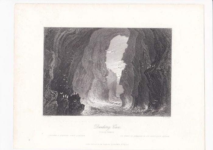 W.H. Bartlett. Dunkerry Cave