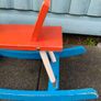 Vintage Child Wooden Rocking Horse Image 3