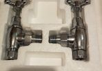 2 Radiator valve set chrome
