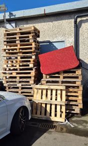 wooden pallets