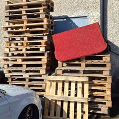 wooden pallets