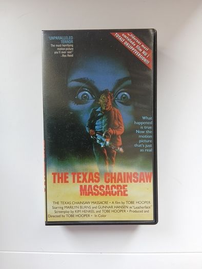 The Texas Chainsaw Massacre 1974 Film. English With Subtitles (Rare Scope Version) Letterbox Black Bars.