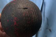 Vintage cricket ball