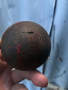 Vintage cricket ball