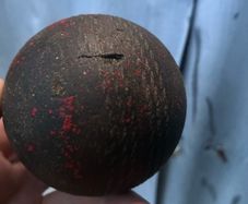 Vintage cricket ball