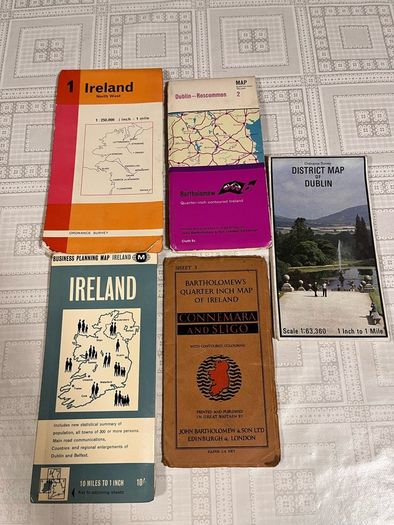 Old Irish Maps 60s And 70s For Sale in Courtown, Wexford from forte41