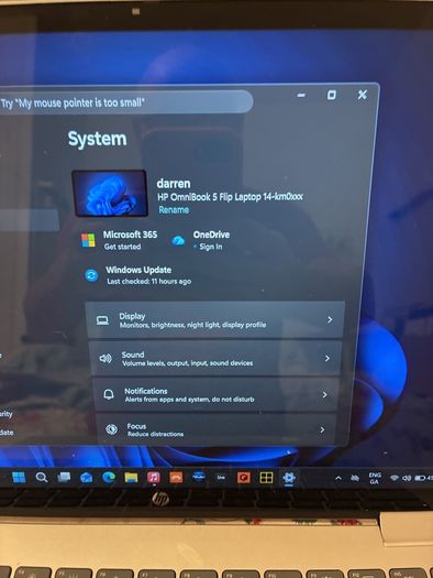 Hp Omni Book Flip 5 14" 512g
