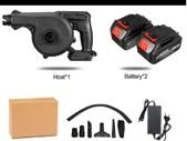 1600W Cordless Electric Air Blower 2 In 1 Blowing&Suction Leaf Blower PC Dust Collector Vacuum Cleanner For Makita 18V Battery