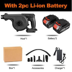 1600W Cordless Electric Air Blower 2 In 1 Blowing&Suction Leaf Blower PC Dust Collector Vacuum Cleanner For Makita 18V Battery