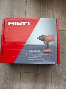 hilti impact wrench, batteries and 110v charger