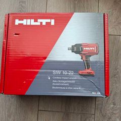 hilti impact wrench, batteries and 110v charger