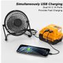 USB Adapter with 140lm LED Work Light for Dewalt 18V 20V Li-ion Battery,Portable Power Source Converter with USB Type-C DC 12V Image 4