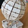 Quirky, fun, wooden wood world globe, functional movement Image 3