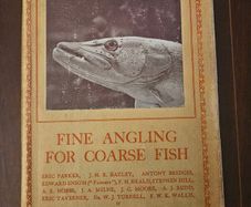 Fine Angling For Coarse Fishing.1930 . First Edition Hardback With Dustjacket In Good Condition.  With 148 Illustrations.  See Photos For Same.