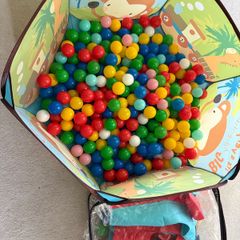 Kids play ball set