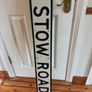 Vintage Heavy Metal "Stow Road" Street Sign Image 5