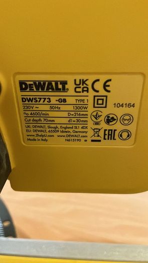 DEWALT mitre saw