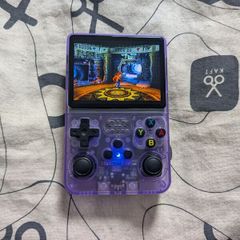R36S 64GB Handheld Retro Game Console - Purple - price firm