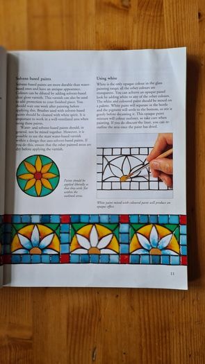 Classic Glass Painting. By Judy Balchin. Inspiration From  The Past. In Good Condition. Large Volume Paperback.