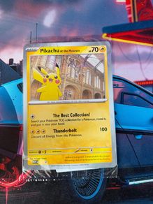 Pokemon TCG Jumbo Pikachu At The Museum
