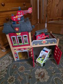 wooden fire station