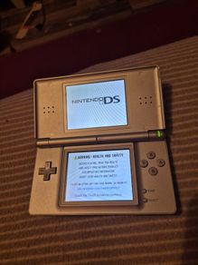 Nintendo ds lite silver