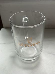 Guinness 1 pint tankard glass