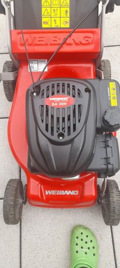 Petrol lawnmower