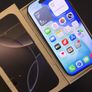 iphone16 Pro, 128GB, Black Titanium, 100% battery, Unlocked Image 2