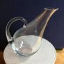 RCR Crystal Carafe  + Wine Decanter  /  Tilted Glass Pitcher Image 8