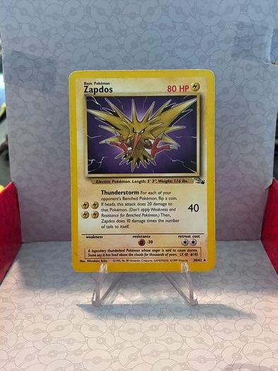 pokemon card vintage Zapdos