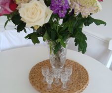 Set of 5 Waterford Crystal Donegal Pattern Liqueur Glasses