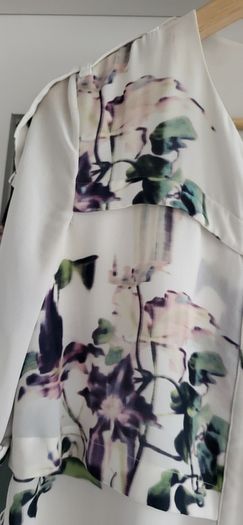 French Connection Floral Shirt Dress Sz 10uk