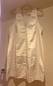 Arket women's white dress 100% cotton