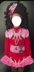 Stunning Eire design Irish dancing dress