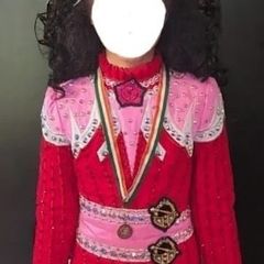 Stunning Eire design Irish dancing dress