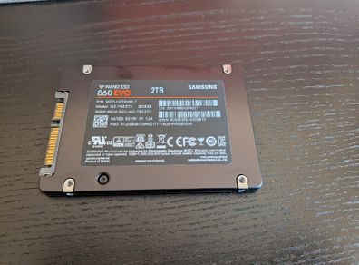 Samsung 860 Evo 2 Tb Sata 2.5 Inch Internal Ssd (mz-76e2t0) Used