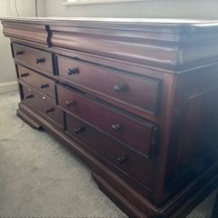 Bedroom dresser and bedside tables