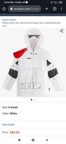 Star wars stormtrooper rain jacket