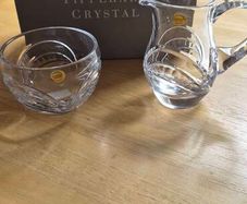 Tipperary crystal Sugar and creamer