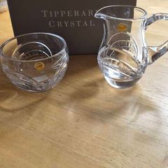 Tipperary crystal Sugar and creamer