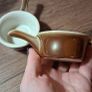 Antique French Porcelain Butter or Sauce Dishes (Pair) C.P.&C. Mehun Farmhouse Kitchen Image 7