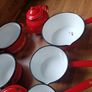 Vintage enamel pots Image 4