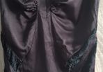 Satin look skirt with lace never worn size s