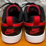Nike Court Borough Boys/Girls Low Top Trainers UK4 EUR36.5 Red/Black Image 8